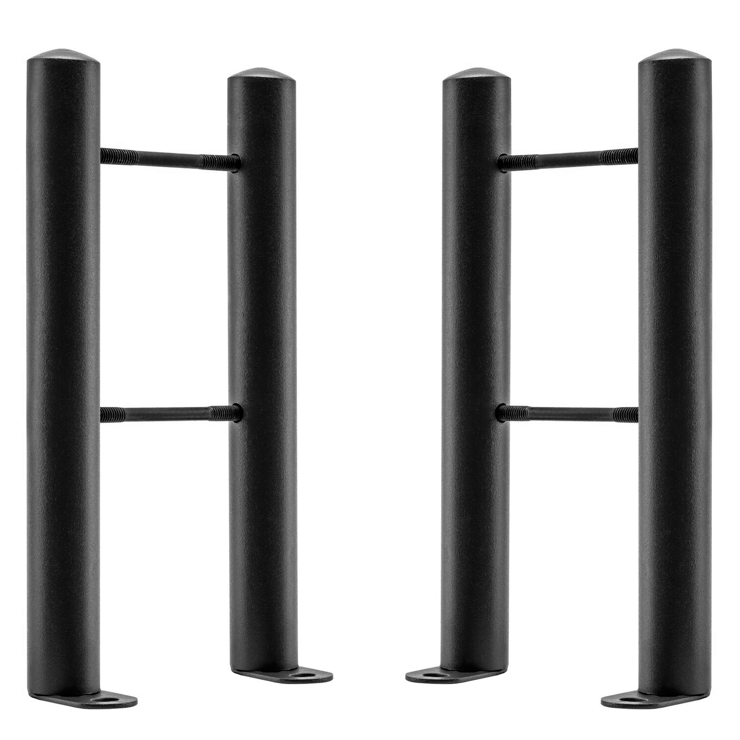 Black Floor-Mounting Feet For Vertical Designer Radiators