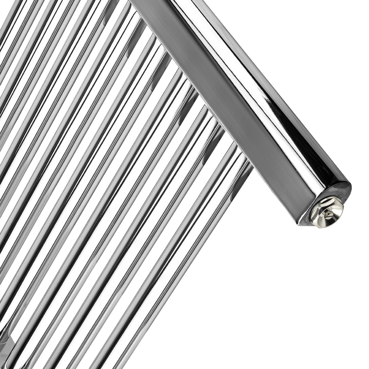 1600 x 400mm Straight Chrome Heated Towel Rail