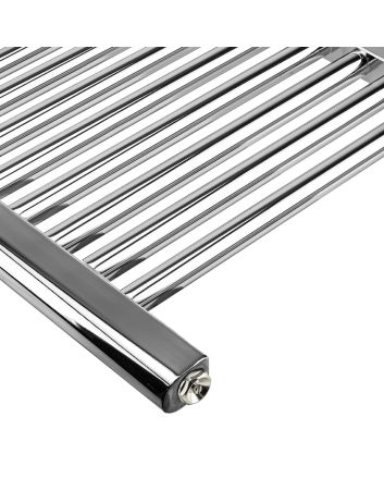 800 x 500mm Straight Chrome Heated Towel Rail