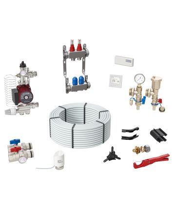 Toasty Toes, 100 - 120 Metre Sq Areas, Water Underfloor Heating Kit