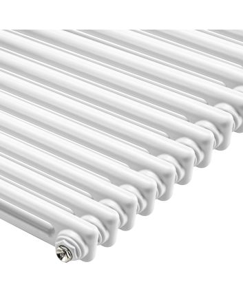 300 x 1013mm White Horizontal Traditional 2 Column Radiator