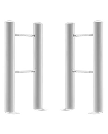 White Floor-Mounting Feet For Vertical Designer Radiators
