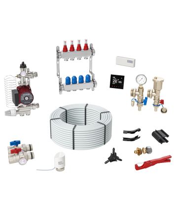 Toasty Toes, 80 - 100 Metre Sq Areas, Water Underfloor Heating Kit