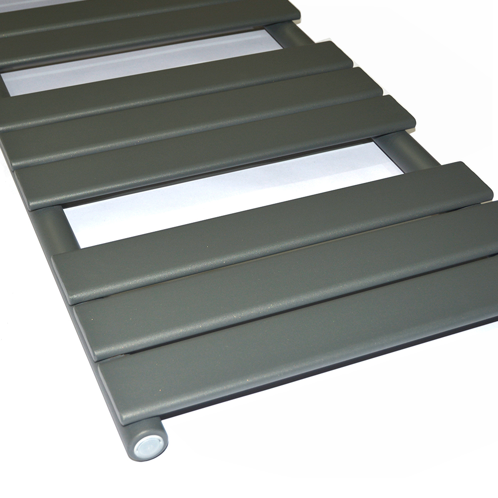 650 x 400mm Anthracite Heated Towel Rail, Bathroom Radiator